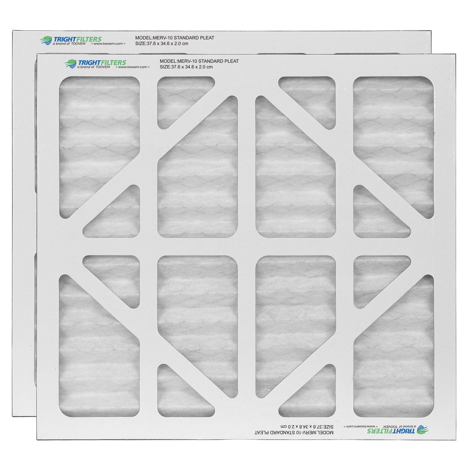 AlorAir MERV-10 Filter Replacement Set for CleanShield HEPA 550 Air Scrubber (Pack of 2)