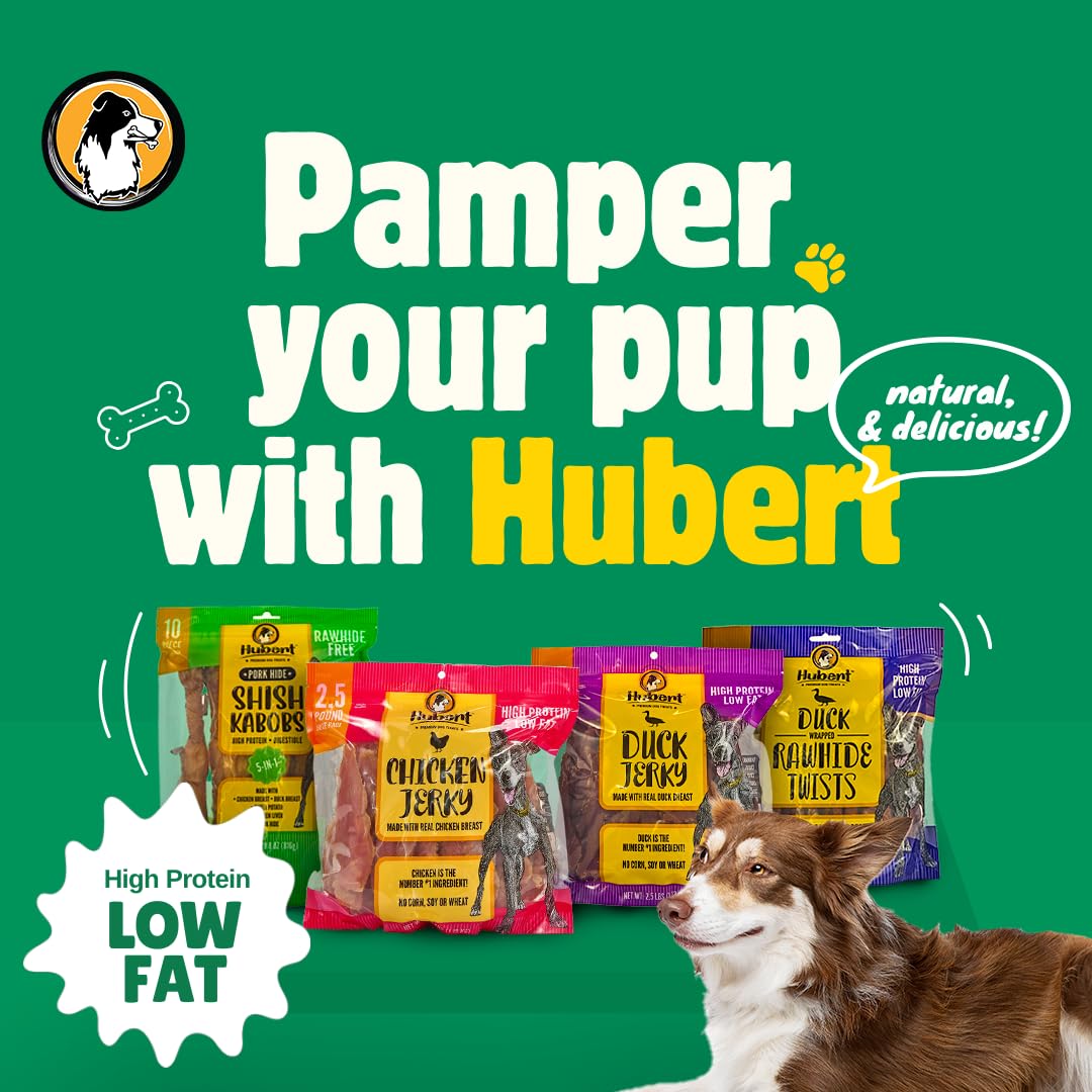 Hubert Pet Premium Cod Skin Crisps - Single Ingredient Natural Dog Treats for All Breeds, No Artificial Anything - 1.5 lbs Bag