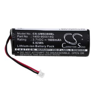 Battery for Unitech MS380 MS380-CUPBGC-SG, Replacement for 1400-900014G Battery