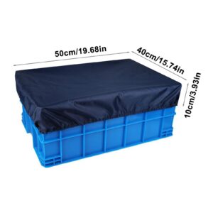 acime Deck Box Waterproof, Outdoor Deck Box, Protective Box Covers Convenient Waterproof Dustproof, Storage Basket with Elastic Rope Garage Supplies for Homes Kitchens Garages Decks