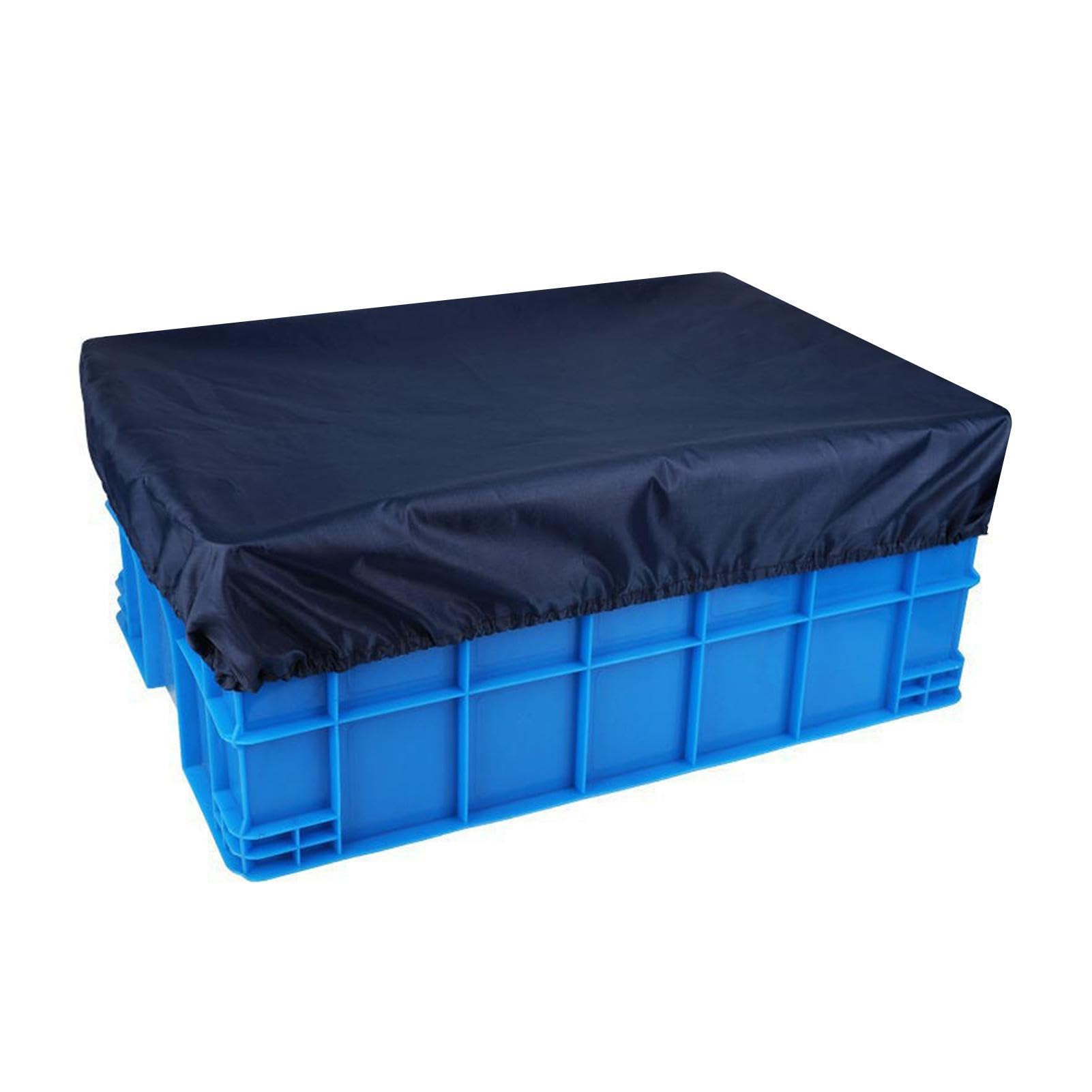 acime Deck Box Waterproof, Outdoor Deck Box, Protective Box Covers Convenient Waterproof Dustproof, Storage Basket with Elastic Rope Garage Supplies for Homes Kitchens Garages Decks