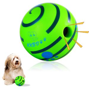 kkbdoo squeaky ball for dogs, interactive dog toys for boredom, pet toys for dogs, fun engaging sounds wiggle ball, active rolling ball dog toys for small dogs-2.75 inch