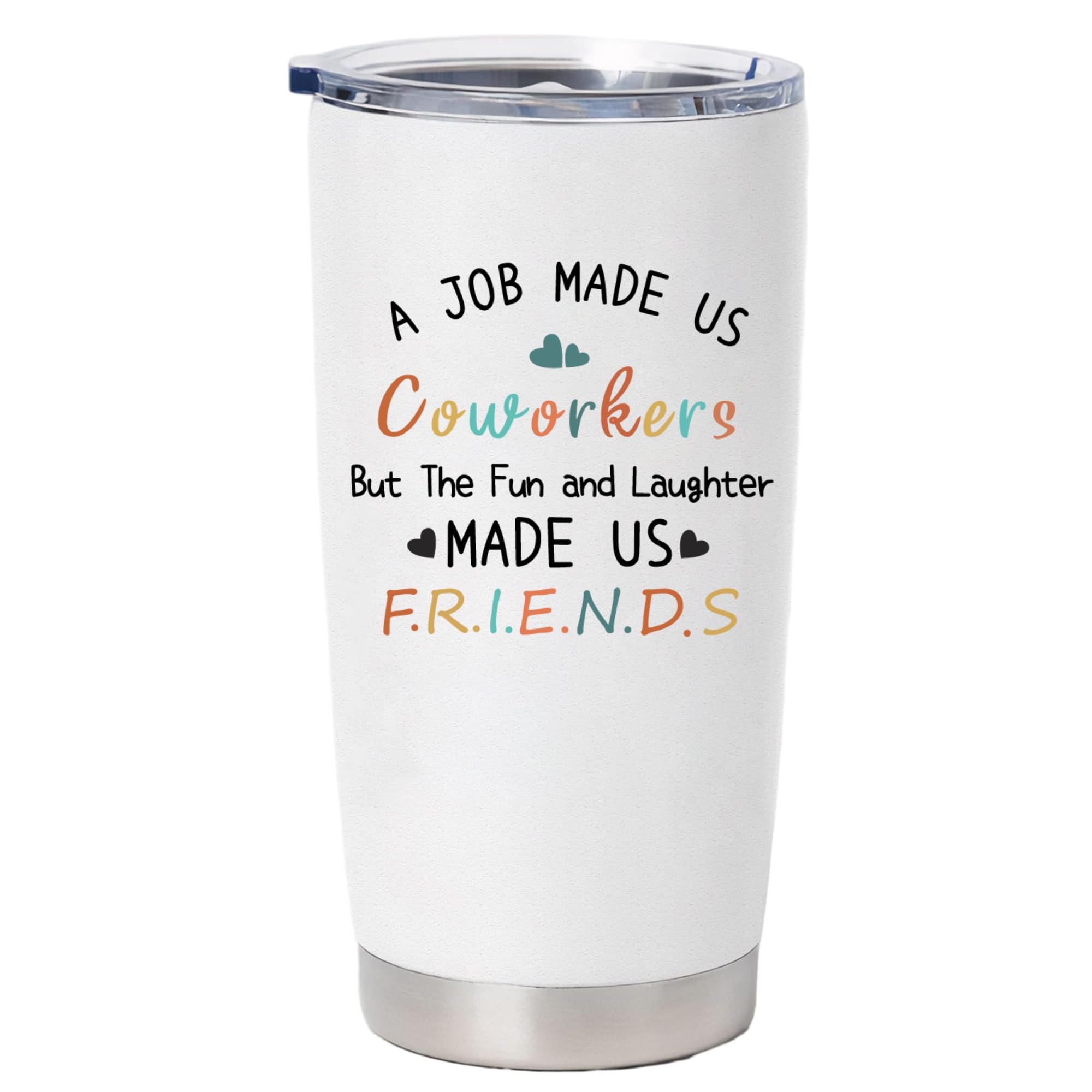 Niduilef Coworker Gifts for Best Friend,- Stainless Steel 20oz Tumbler for Friends- Christmas Birthday Office Appreciation Thank You Gift for Coworkers