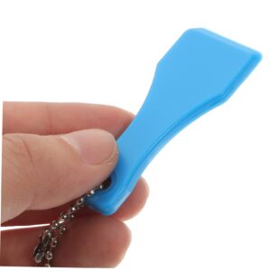 10pcs Scraper Sticker Scratching Tool Scraper Tool for Ticket Keychain Scraper Tool Hanging Craper for Cards Lotto Scratcher Tool Blank Stickers Tools Plastic Blade