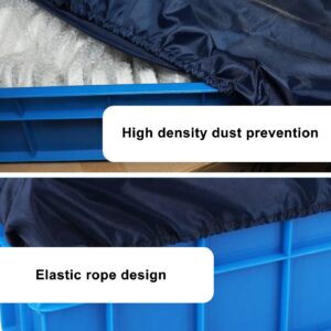 acime Deck Box Waterproof, Outdoor Deck Box, Protective Box Covers Convenient Waterproof Dustproof, Storage Basket with Elastic Rope Garage Supplies for Homes Kitchens Garages Decks