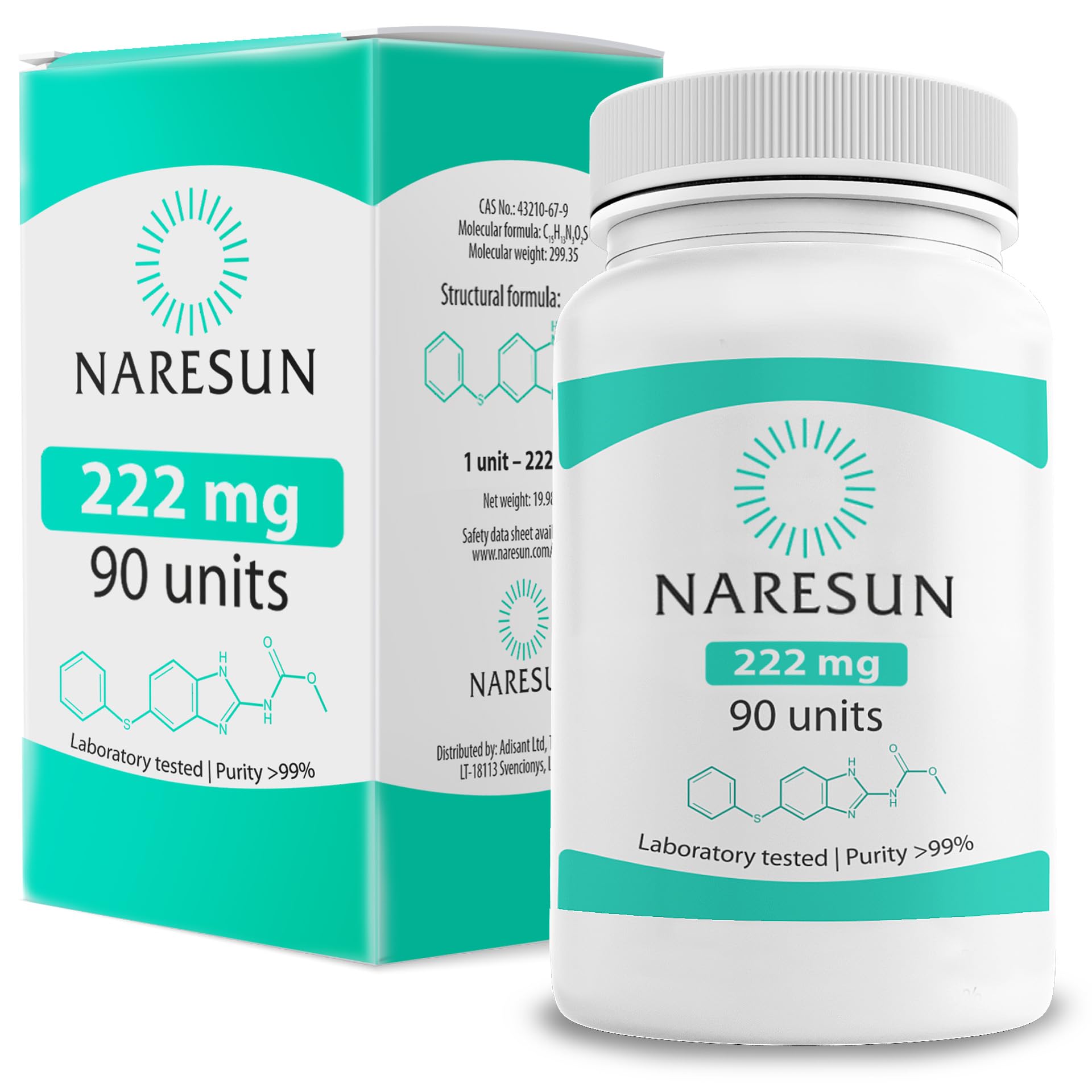 NARESUN Fen 222 | mg | >99% | 90 | ct