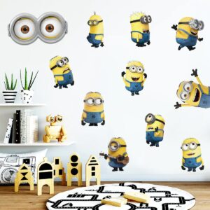 Despicable Me Minions Peel and Stick Wall Decals for Kids Room Decor