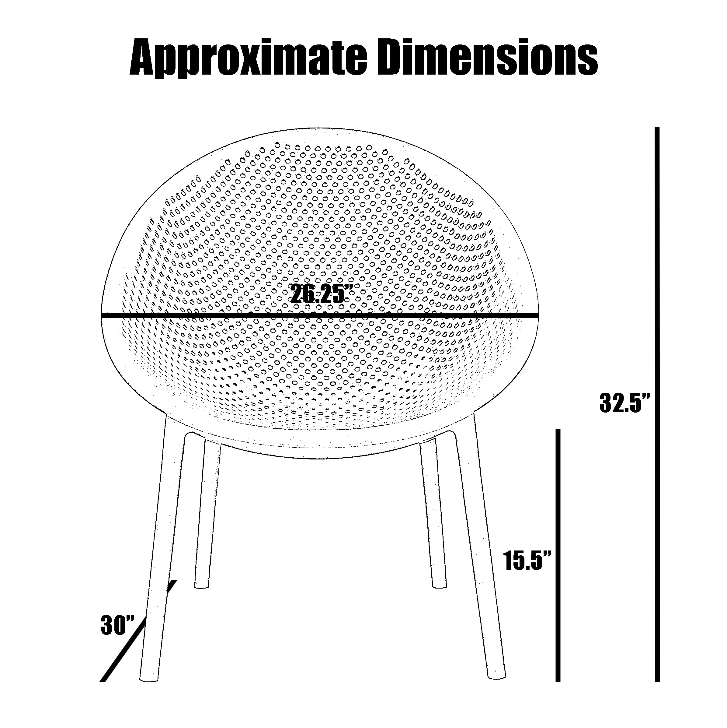 2xhome Set of 2 Modern Oval Chairs, Contemporary Accent Lounge Chairs with Perforated Breathable Egg Shaped Pod Seat for Kitchen, Dining, Patio, Indoor, Outdoor, White