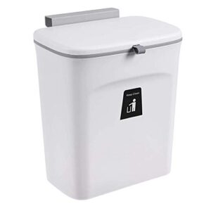 luejnbogty kitchen compost bin for counter top or, hanging small trash can with lid,mountable indoor compost bucket(c)