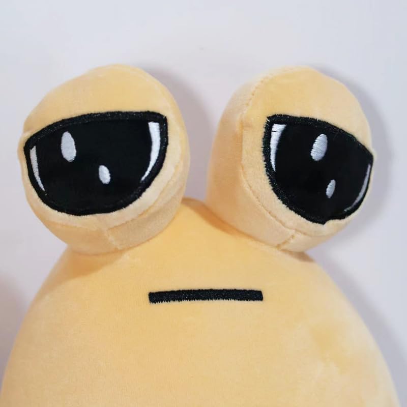 JIXIAOZUAN 8.6in Alien Pou Plush Toy,Cute Emotion Alien Plushie Stuffed Animal Pillow Christmas Birthday Gifts for Boys and Girls (1pcs Alien Plush Toy)