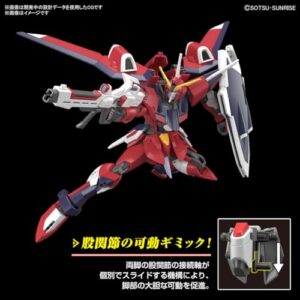 BANDAI SPIRITS(バンダイ スピリッツ) HG Mobile Suit Gundam Seed Freedom Immortal Justice Gundam 1/144 Scale Color-Coded Plastic Model