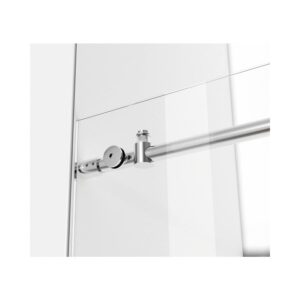 Elegant Kitchen and Bath TD111-6060PCH Frameless tub Door 60 x 60 Polished Chrome