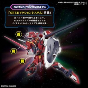 BANDAI SPIRITS(バンダイ スピリッツ) HG Mobile Suit Gundam Seed Freedom Immortal Justice Gundam 1/144 Scale Color-Coded Plastic Model