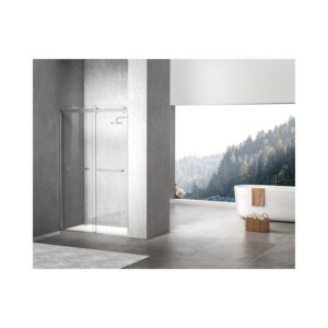 Elegant Kitchen and Bath SD202-4876PCH Frameless Shower Door 48 x 76 Polished Chrome