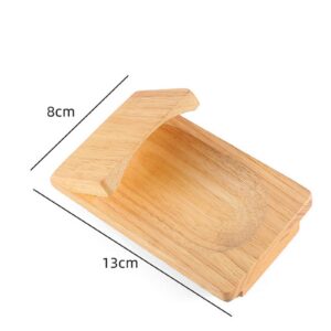 Oyster Shucking Clamp - Wooden Oyster Shucking Clamp Oyster Holder, Handguard Seafood Wood Shucking Clamp Oyster Shucking Protector Oyster Shucking Tool (1pcs)