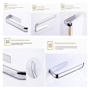 Towel Rack Stainless Steel Towel Rail Wall-Mounted Towel Bar Towel Rack Towel Holder for Balcony Kitchen Bathroom Home Decoration