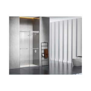 Elegant Kitchen and Bath SD202-4876PCH Frameless Shower Door 48 x 76 Polished Chrome