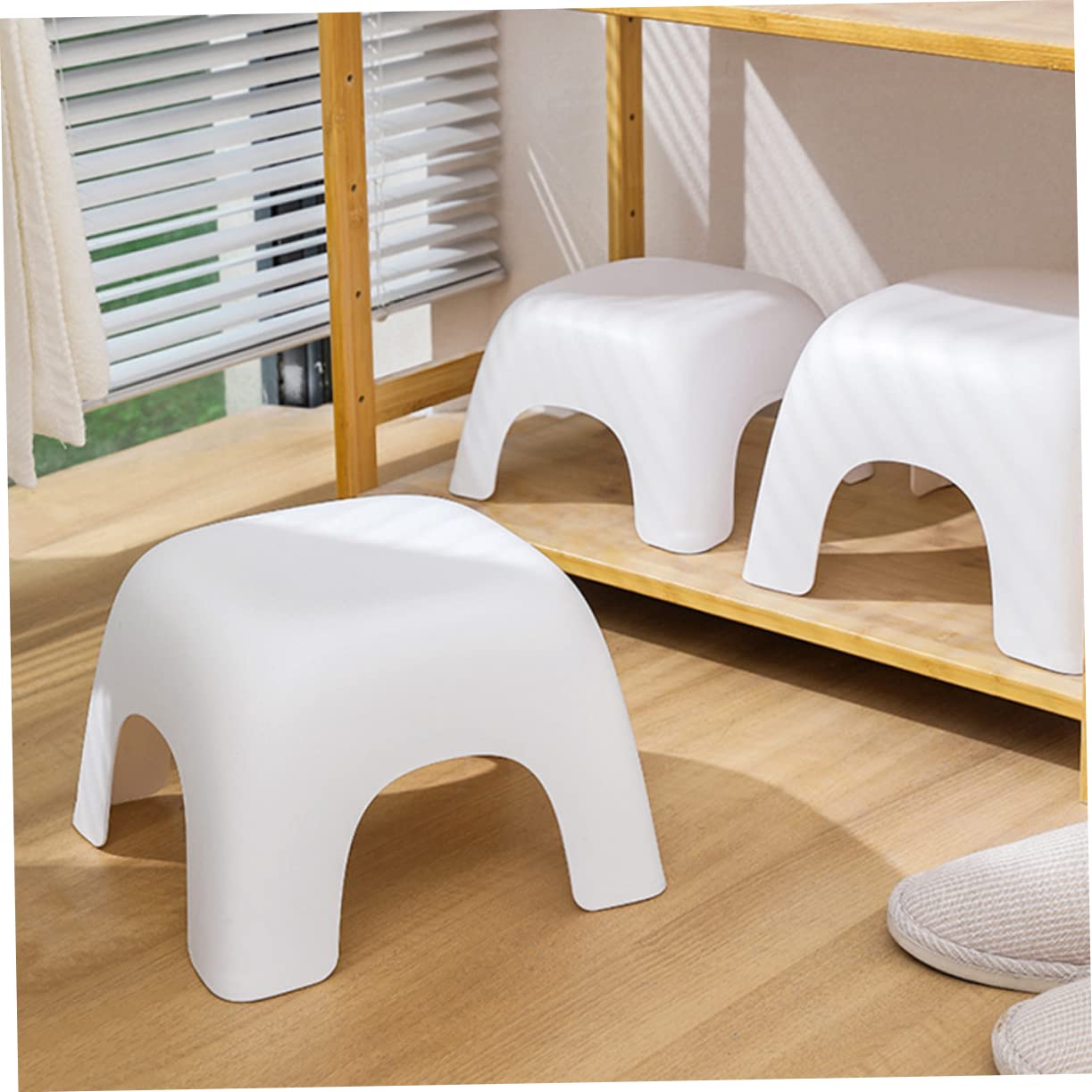 Plastic Stool Shoe Changing Stool Plastic Sitting Stool Children Footstool Children Step Stool Children Stool Small Step Stool Kids Footstool Kids Stool Stackable Stool Small Stool