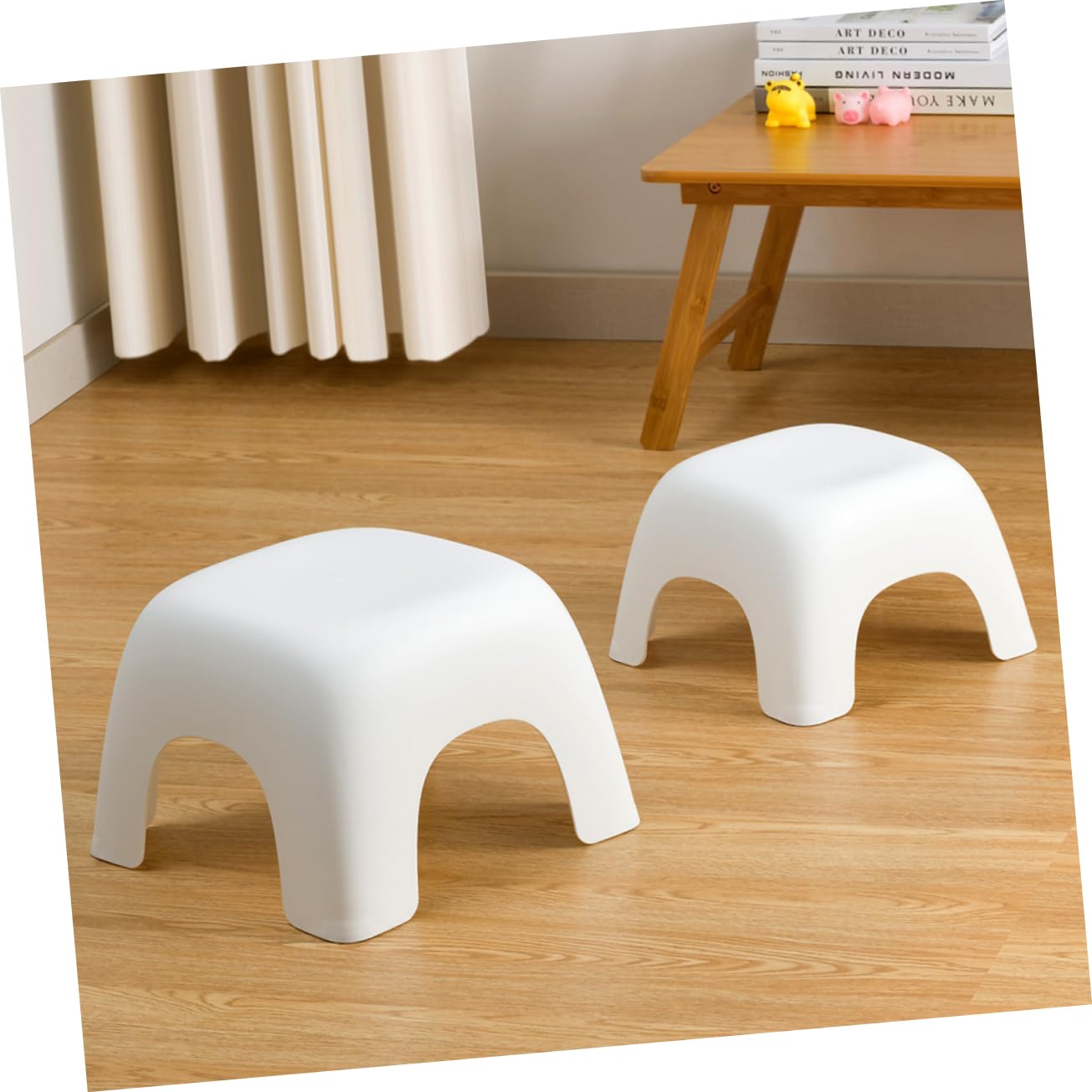 Plastic Stool Shoe Changing Stool Plastic Sitting Stool Children Footstool Children Step Stool Children Stool Small Step Stool Kids Footstool Kids Stool Stackable Stool Small Stool