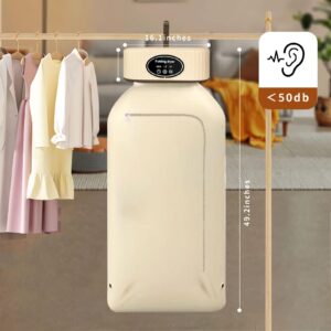 Aikosell Portable Clothes Dryer,Portable Dryer for Laundry with Dry Bag,600W Mini Dryer for Clothes Easy to Use, Compact Apartment For Travel,RV.