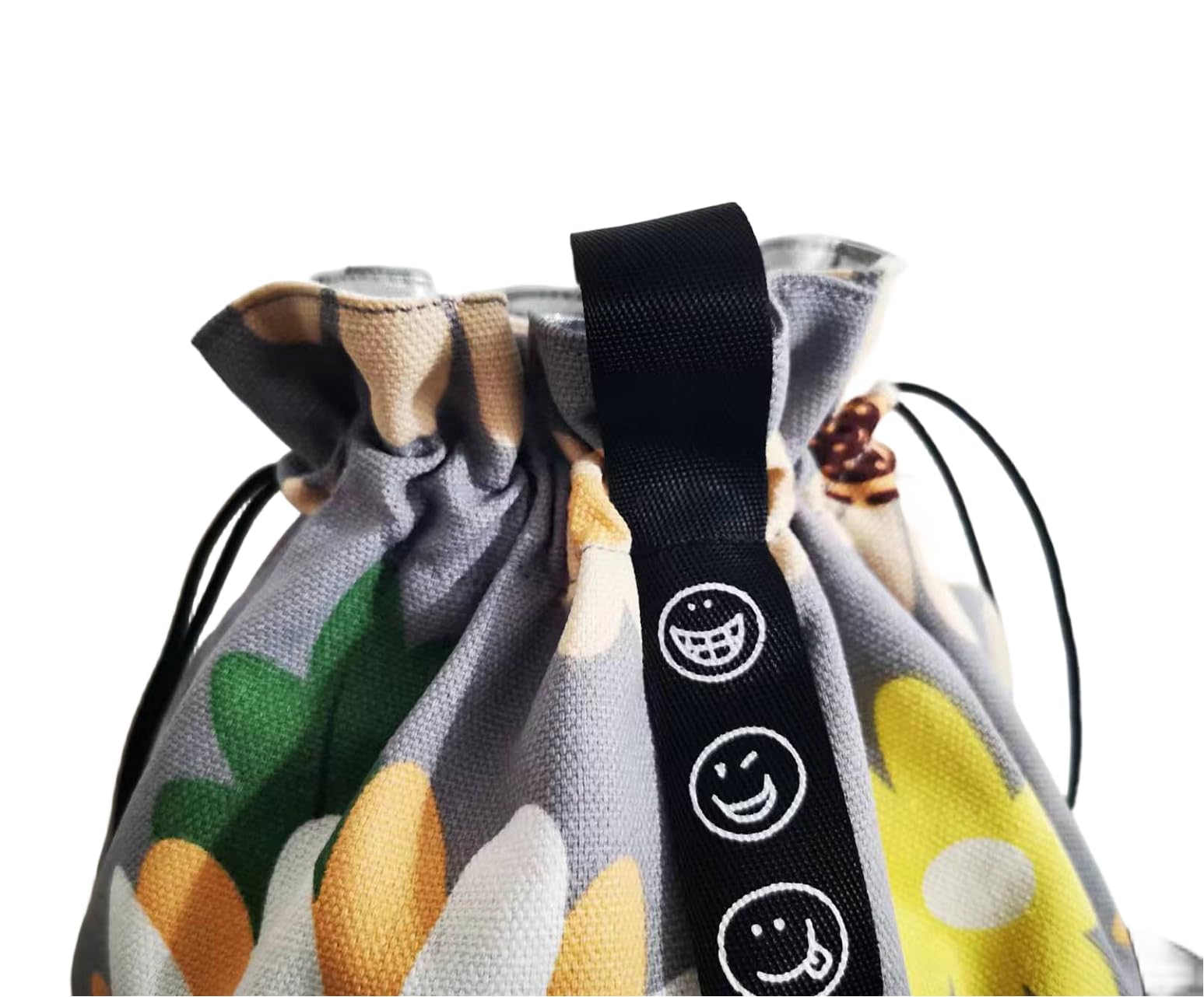 DARO-HGL Reusable Small Lunch Bag,Drawstring Lunch Bag,Insulated Handbag Tote bag with Handle,Cute Lunch Bag(Sunflower)