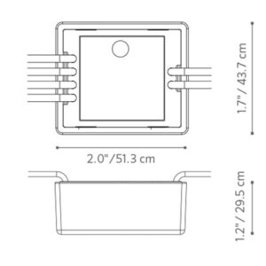 SPW FX Luminaire by Hunter LCMLV Low Voltage Cube for Luxor Controller 60W Dimming