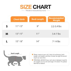 Cat Recovery Suit for Spay Cat Onesie for Cats After Surgery, Breathable Cat Surgery Recovery Suit Female Male Surgical Spay Suit, Kitten Recovery Suit E Collar Alternative Anti Licking Wounds, Large