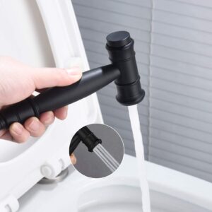 Luxury Bidet Sprayer for Toilet with Adjustable Water Pressure, Handheld Toilet Sprayer for Toilet-Adjustable Water Pressure Control, Sprayer Set, Hand Held Stainless Steel