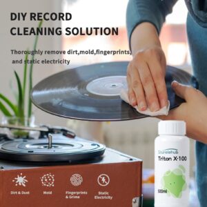 Sturelehub Triton X-100, 500ml, Laboratory Cleaning Detergent, Triton X-100 Surfactant, Laboratories Triton X-100 solution, DIY Record Cleaning Solution