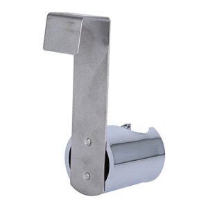 Toilet Bidet Sprayer Holder, Stainless Steel ABS Hook Hanger for Hand Shower, Brushed (Special socket)