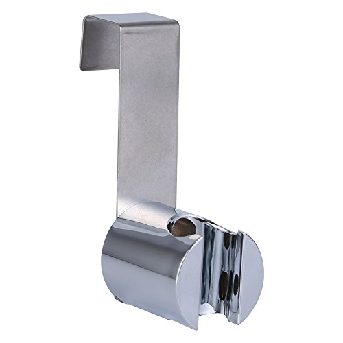 Toilet Bidet Sprayer Holder, Stainless Steel ABS Hook Hanger for Hand Shower, Brushed (Special socket)