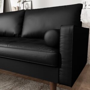 uhome Sofas, 2 Seat, Black