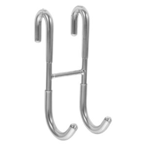 IMIKEYA 4pcs Glass Door Hook Metal s Hooks Bathroom Hook Shower Hook Shower Door Hanger Towel Hooks for Bathroom Door Drawer Cabinet Hook Heavy Organizer Double Sided 304 Stainless Steel