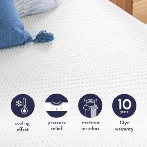 Best Price Mattress 5 Inch Queen Mattress, Cooling Gel Memory Foam Mattress for Kids and Adults, Medium Firm Mattress, Bed-in-A-Box