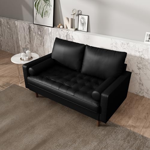 uhome Sofas, 2 Seat, Black