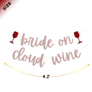 Bride on Cloud Wine Banner for Last Syrah Bachelorette Party Wine Bachelorette Party Decorations