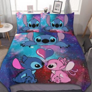 mslula cartoon bed duvet cover cute kids adults bedding sets anime 3d printed lightweight 3 pieces comforter cover sets with 1 duvet cover and 2 pillow cases, twin