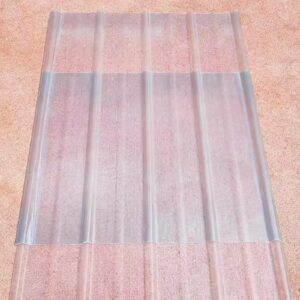 kddeon 2.2mm thick frp daylighting panels,clear roof sheet,transparent roofing sheet,corrugated roofing material,rainproof board,sunroom daylighting plate,for canopy balcony carport (35x47in,1 pcs)