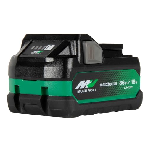 Metabo HPT 18V/36V MultiVolt™ Battery | 2.5Ah / 5.0Ah | 4-Stage Fuel Gauge | Drop and Water Protection | 380083M