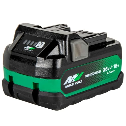 Metabo HPT 18V/36V MultiVolt™ Battery | 2.5Ah / 5.0Ah | 4-Stage Fuel Gauge | Drop and Water Protection | 380083M