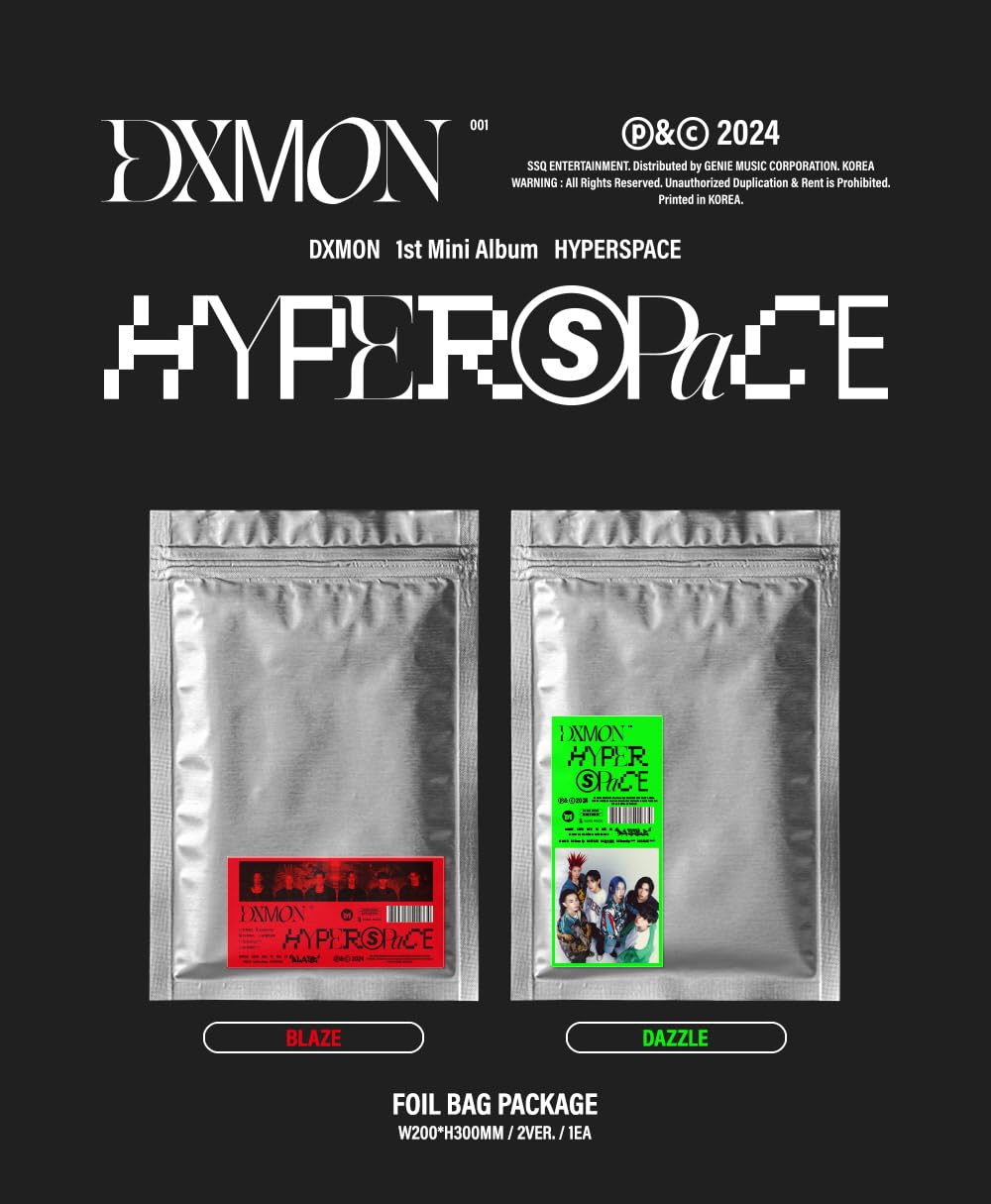 Dreamus DXMON - 1st Mini Album HYPERSPACE (2 ver. SET), KTMCD1251