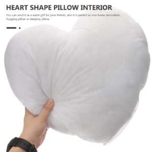 Ciieeo Peach Heart Pillow Kids Couch Chairs Nursing Pillow Outdoor Bolster Heart Plush for Couch Car Pillow Sofa Throw Pillow Inner Throw Cushion Insert Heart Shaped Pillow Insert Blank