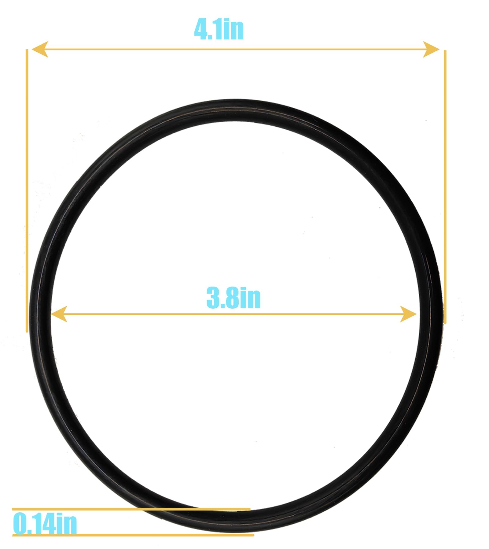 Generic 151120 OR-34 Water Filter Rubber O-Ring Compatible for Pentek and Culligan Standard & 3G Standard Water Filter Housings (2/Pack)