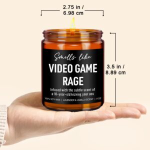 Younift Funny Video Game Rage Candle, Gamer Gifts, Gaming Gifts for Men, Video Game Gifts, Video Game Lovers Gifts Ideas, Birthday, Christmas Gifts for Gamers, Boyfriend, Husband, Teen Boys