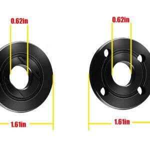 Generic Angle Grinder 193465-4 224399-1 224568-4 Wrench Spanner Metal Lock Nut Flange 1/4''-20 Compatible with Dewalt Milwaukee Makita Bosch Black&Decker Ryobi 4.5"" 5"" 5/8-11