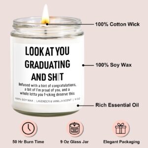 Younift Funny Grad Candle, Graduation Gifts for Women, College Graduation Gifts, High School, Masters Degree Graduation Gifts, Phd, Nurse Graduation Gifts, 2024 Graduation Gifts for Him, Her