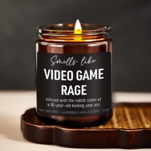 Younift Funny Video Game Rage Candle, Gamer Gifts, Gaming Gifts for Men, Video Game Gifts, Video Game Lovers Gifts Ideas, Birthday, Christmas Gifts for Gamers, Boyfriend, Husband, Teen Boys