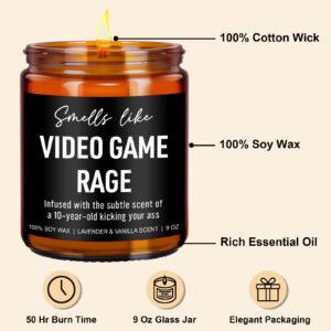 Younift Funny Video Game Rage Candle, Gamer Gifts, Gaming Gifts for Men, Video Game Gifts, Video Game Lovers Gifts Ideas, Birthday, Christmas Gifts for Gamers, Boyfriend, Husband, Teen Boys