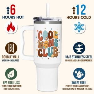 TAMUNBEE Christmas Gifts For Mom,Wife - Gifts for Mom from Daughter Son Kids - Funny Mom Gift Mother Gifts, Mommy Gifts, New Mom Gifts - Mom Birthday Gifts Idea Mom Tumbler 40oz With Handle