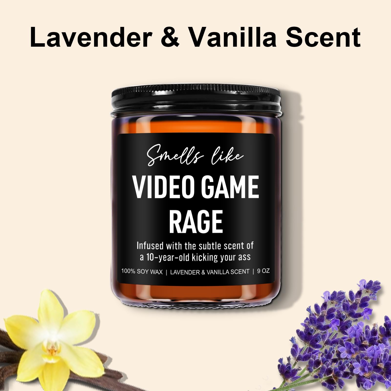 Younift Funny Video Game Rage Candle, Gamer Gifts, Gaming Gifts for Men, Video Game Gifts, Video Game Lovers Gifts Ideas, Birthday, Christmas Gifts for Gamers, Boyfriend, Husband, Teen Boys